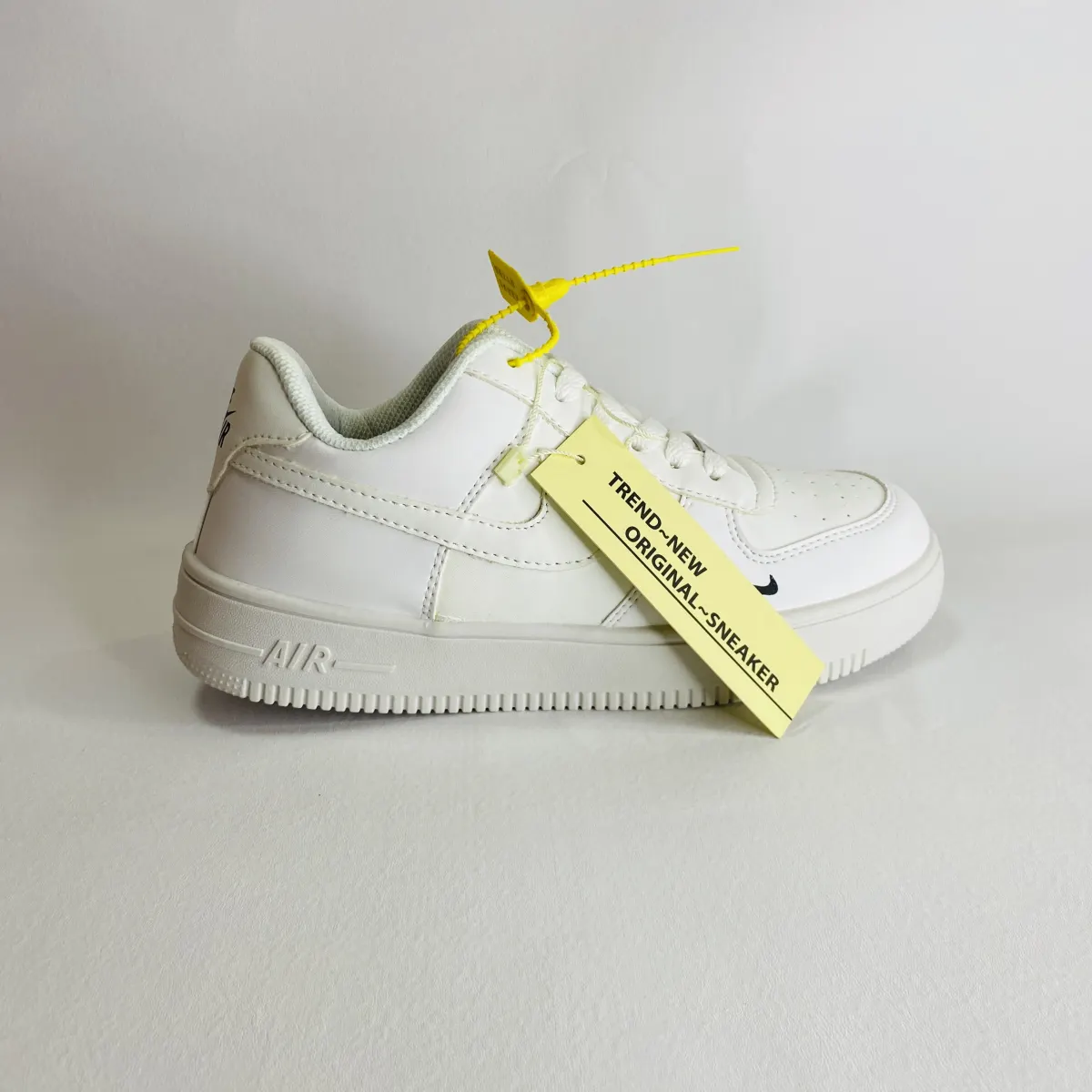 Clean Look, Premium Vibe White Sneakers